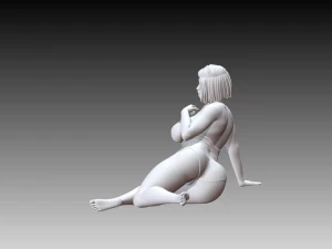 Woman Body Builder 3D Print Model
