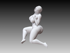 Woman Body Builder Modello di stampa 3D