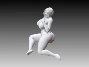 Woman Body Builder 3D Print Model