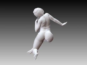 Woman Body Builder Modello di stampa 3D