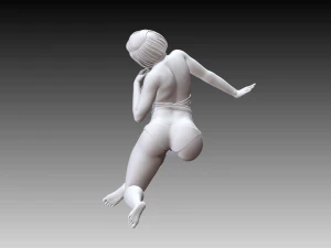 Woman Body Builder 3D Print Model