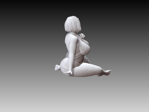 Woman Body Builder Modello di stampa 3D