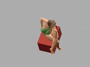 Woman 3D-printmodel