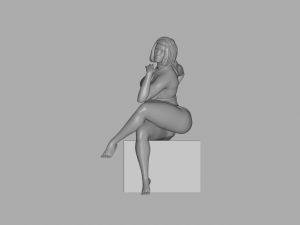 Woman 3D-printmodel