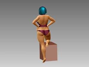 Woman 3D Print Model