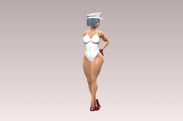 Woman Modello di stampa 3D .c4d .max .obj .3ds .fbx .stl .blend 