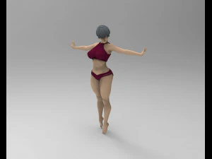 Woman 3D Print Model