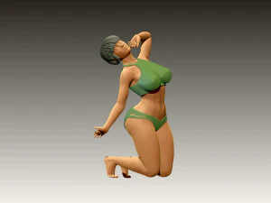 Женщина 3D Принт Модель