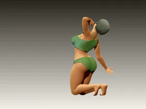 Woman 3D Print Model