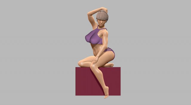 Woman Model do druku 3D .c4d .max .obj .3ds .fbx .stl .blend 