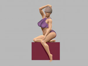 Mujer Modelo de impresión 3D