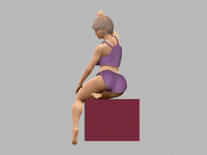 Woman Model do druku 3D