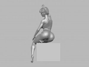 Woman Model do druku 3D