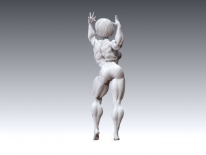 Woman Body Builder Modello di stampa 3D