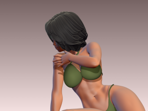 Woman 3Dプリントモデル
