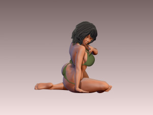 Woman 3Dプリントモデル