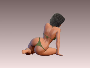 Woman 3Dプリントモデル