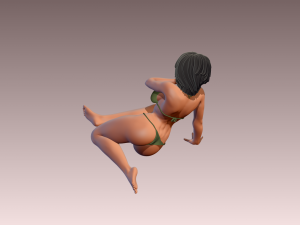Woman 3Dプリントモデル