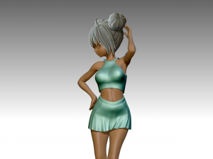 Woman 3D-printmodel