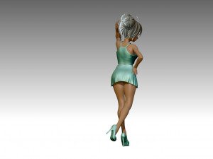Woman 3D-printmodel