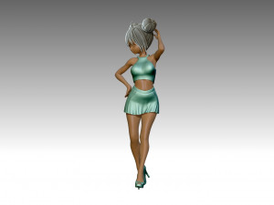Woman 3D-printmodel