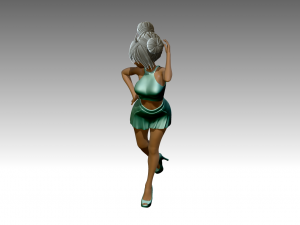 Woman 3D-printmodel