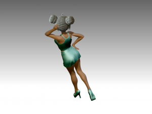 Woman 3D-printmodel