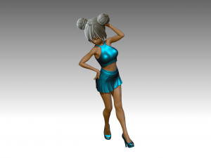 Woman 3D-printmodel