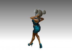Woman 3D-printmodel