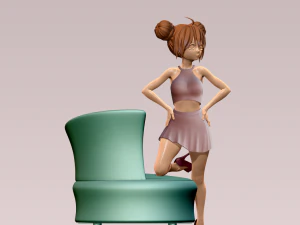 여성 3D 프린트 모델