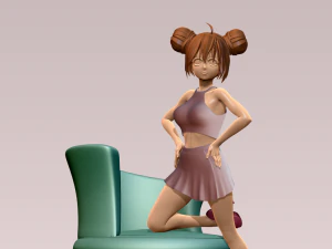 Woman 3D Print Model