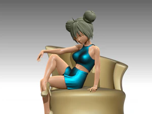 Mujer Modelo de impresión 3D