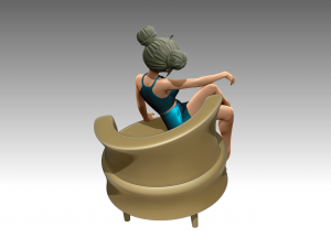 Woman 3Dプリントモデル
