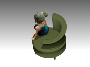 Woman 3Dプリントモデル