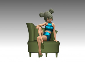 Woman 3Dプリントモデル
