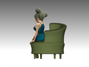 Woman 3Dプリントモデル