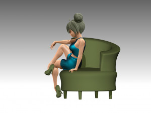 Woman 3Dプリントモデル