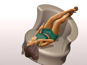 Woman 3D Print Model