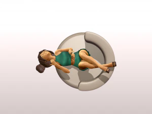 Woman 3D Print Model
