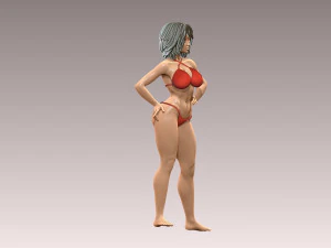 Woman 3D Print Model