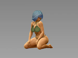 여성 3D 프린트 모델