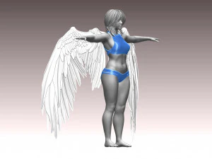 Angel 3D Print Model