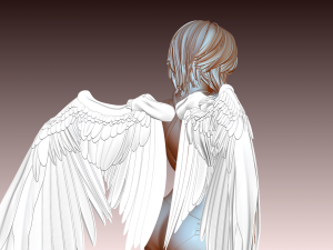 Angel Model Cetak 3D