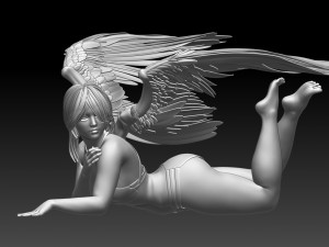 Angel 3D 打印模型