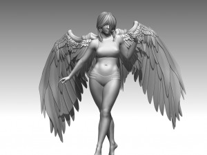 Angel 3D 打印模型