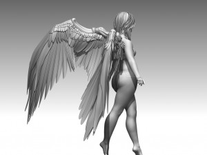 Angel 3D 打印模型