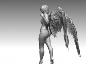 Angel 3D 打印模型