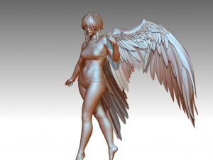 Angel 3D 打印模型