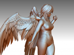 Angel 3D 打印模型