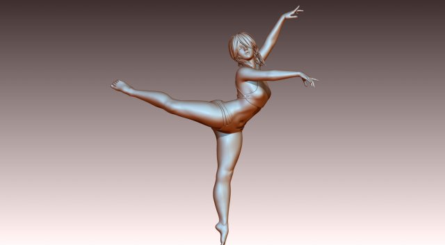 Woman 3D Принт Модель .c4d .max .obj .3ds .fbx .stl .blend 